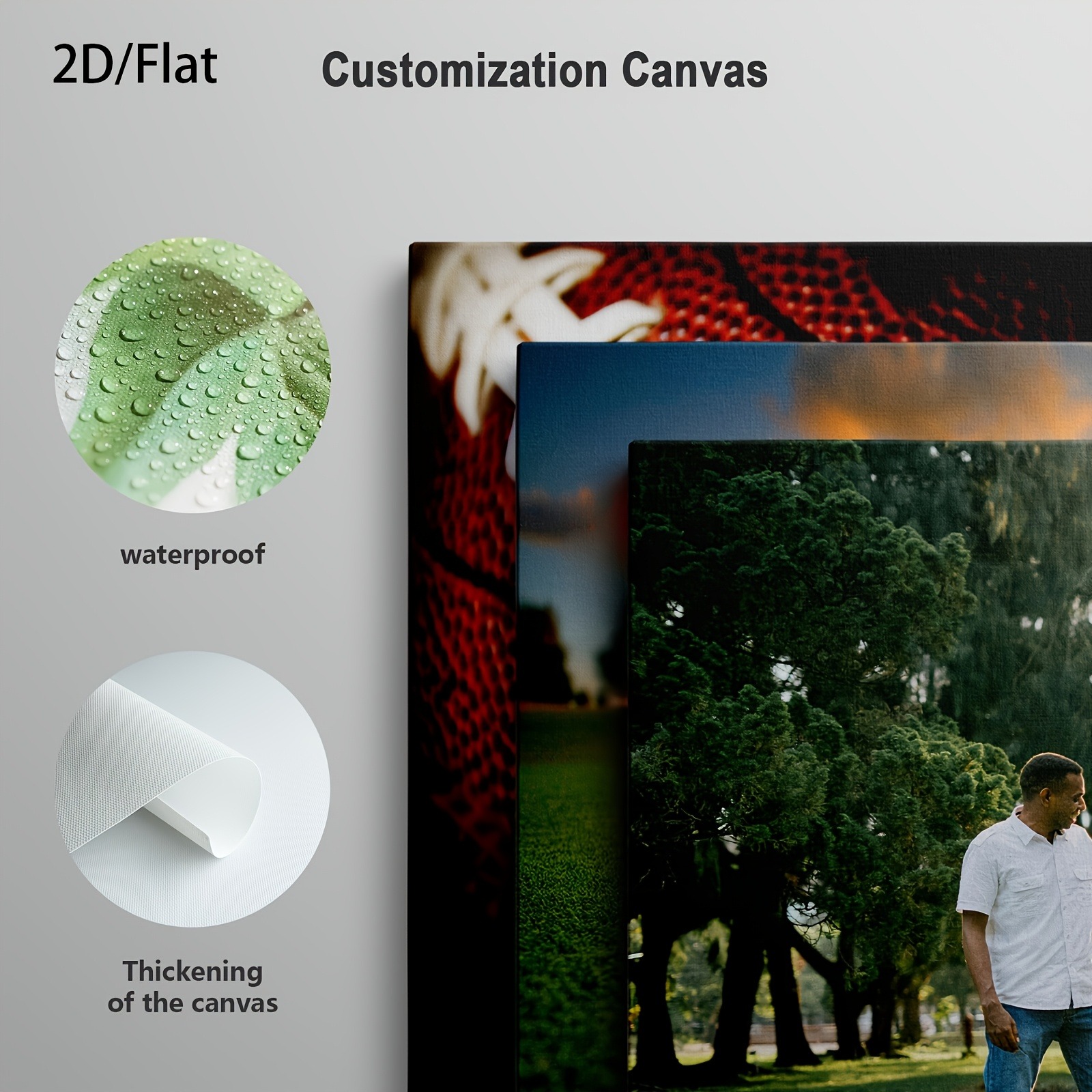 木製フレーム入りポスター1枚、パーソナライズされた写真ウォー - Engraved Wood Frame のレビューと価格